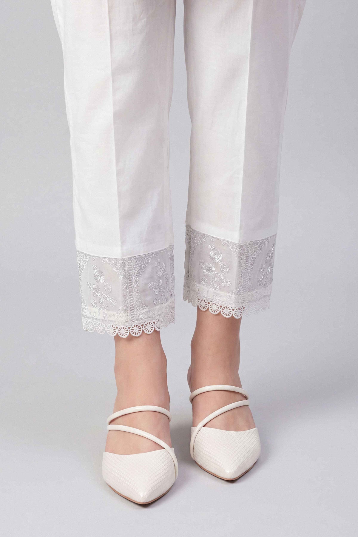 Embroidered Pants - PW25-174