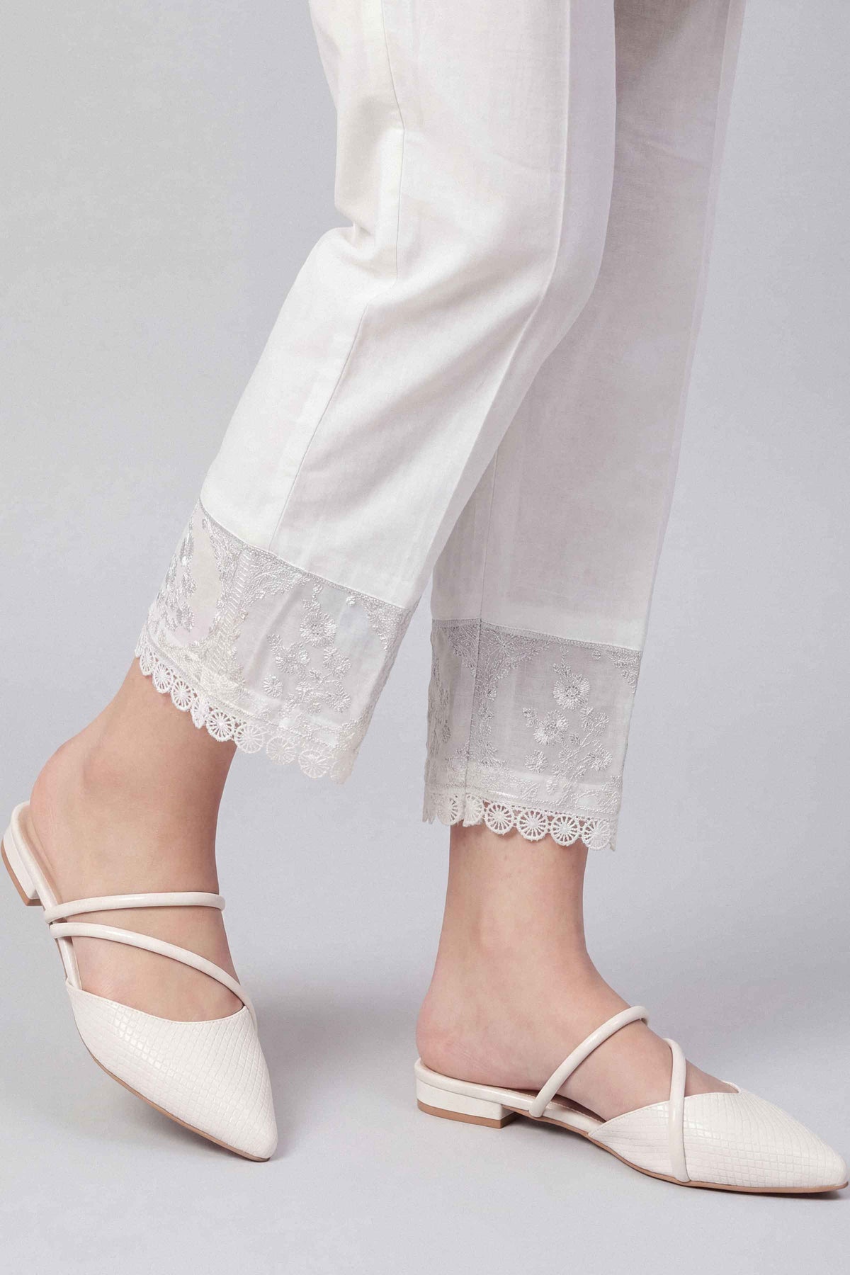 Embroidered Pants - PW25-174
