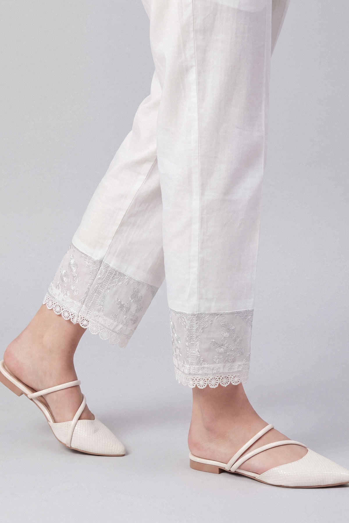Embroidered Pants - PW25-174