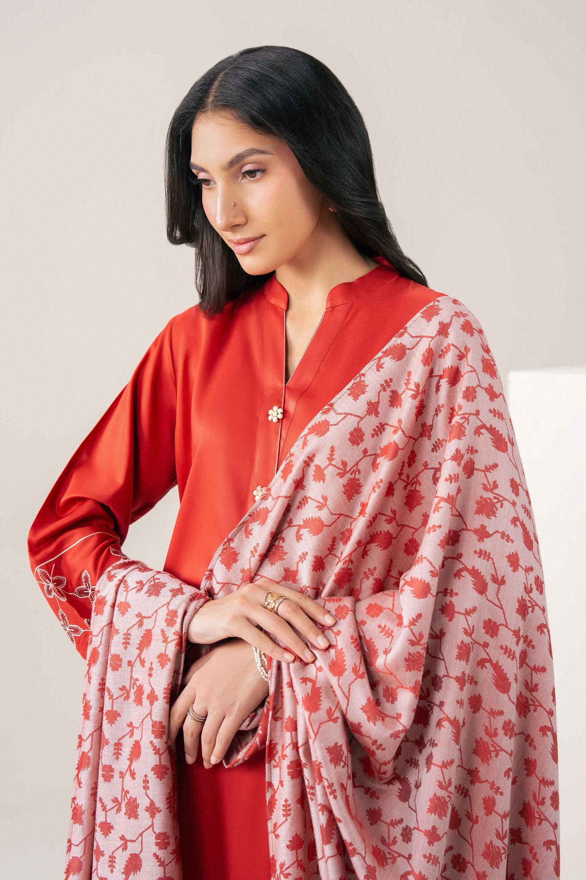 2 Piece - Embroidered Suit - PW25-176-for Women - Pret Collection | Nishat UAE | Shop Online