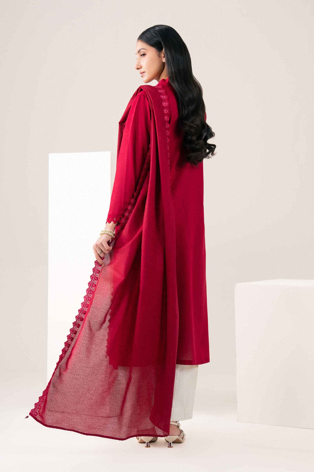 2 Piece - Embroidered Suit - PW25-196-for Women - Pret Collection | Nishat UAE | Shop Online
