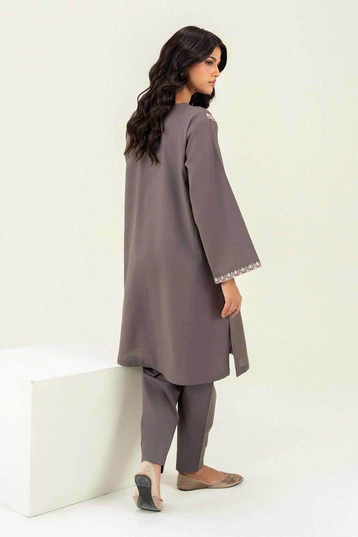 2 Piece - Embroidered Suit - PW25-242