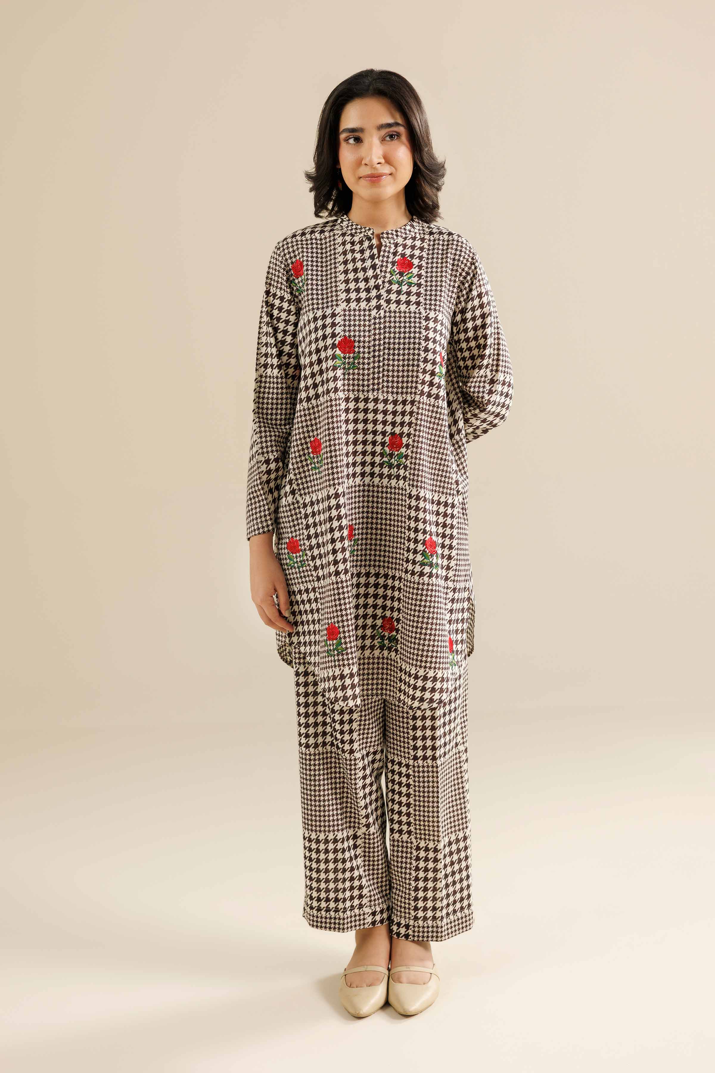 NISHATUAE - Multi Embroidered Karandi 2-piece Ready to wear Dress