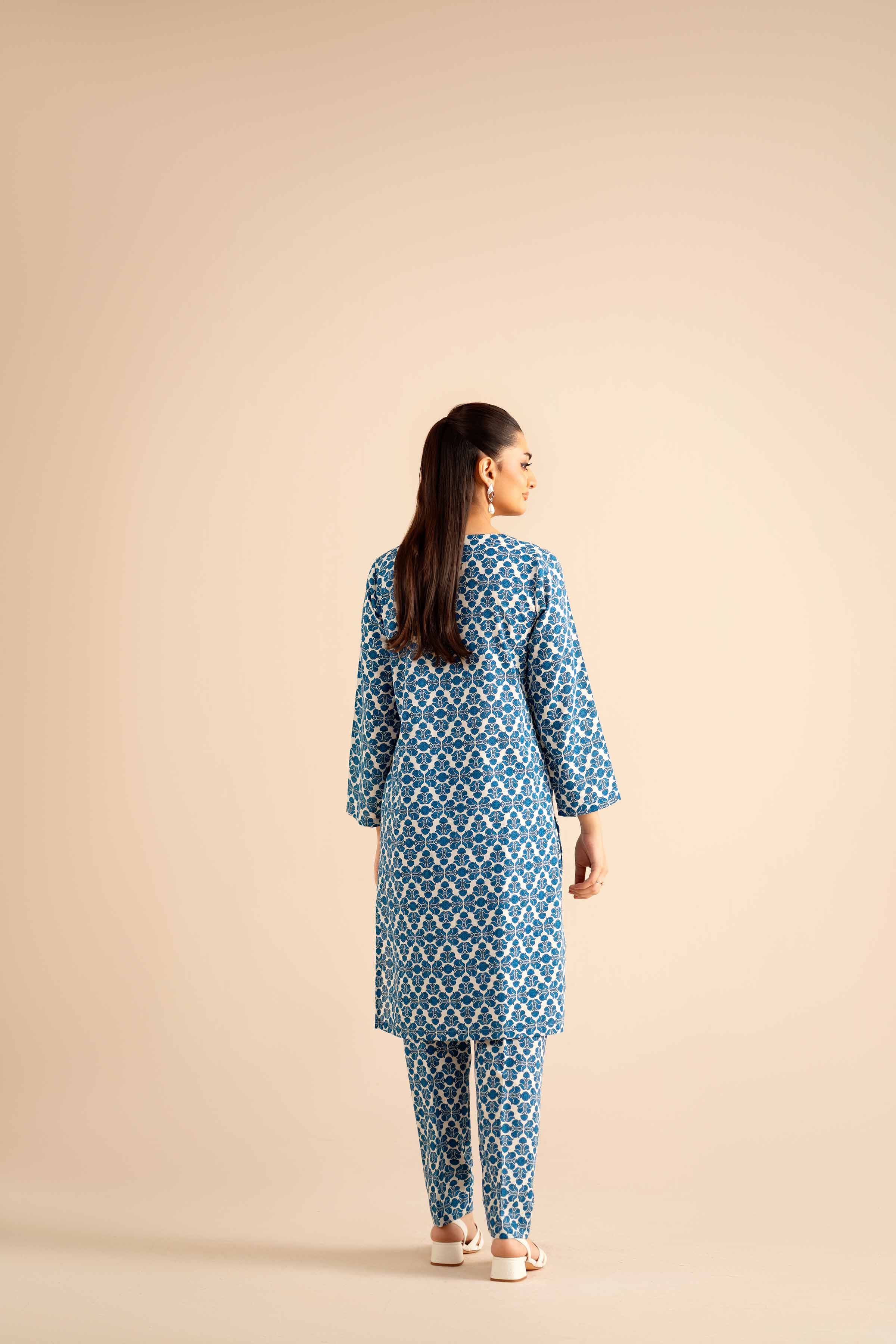 NISHATUAE - Multi Printed Karandi 2-piece Ready to wear Dress