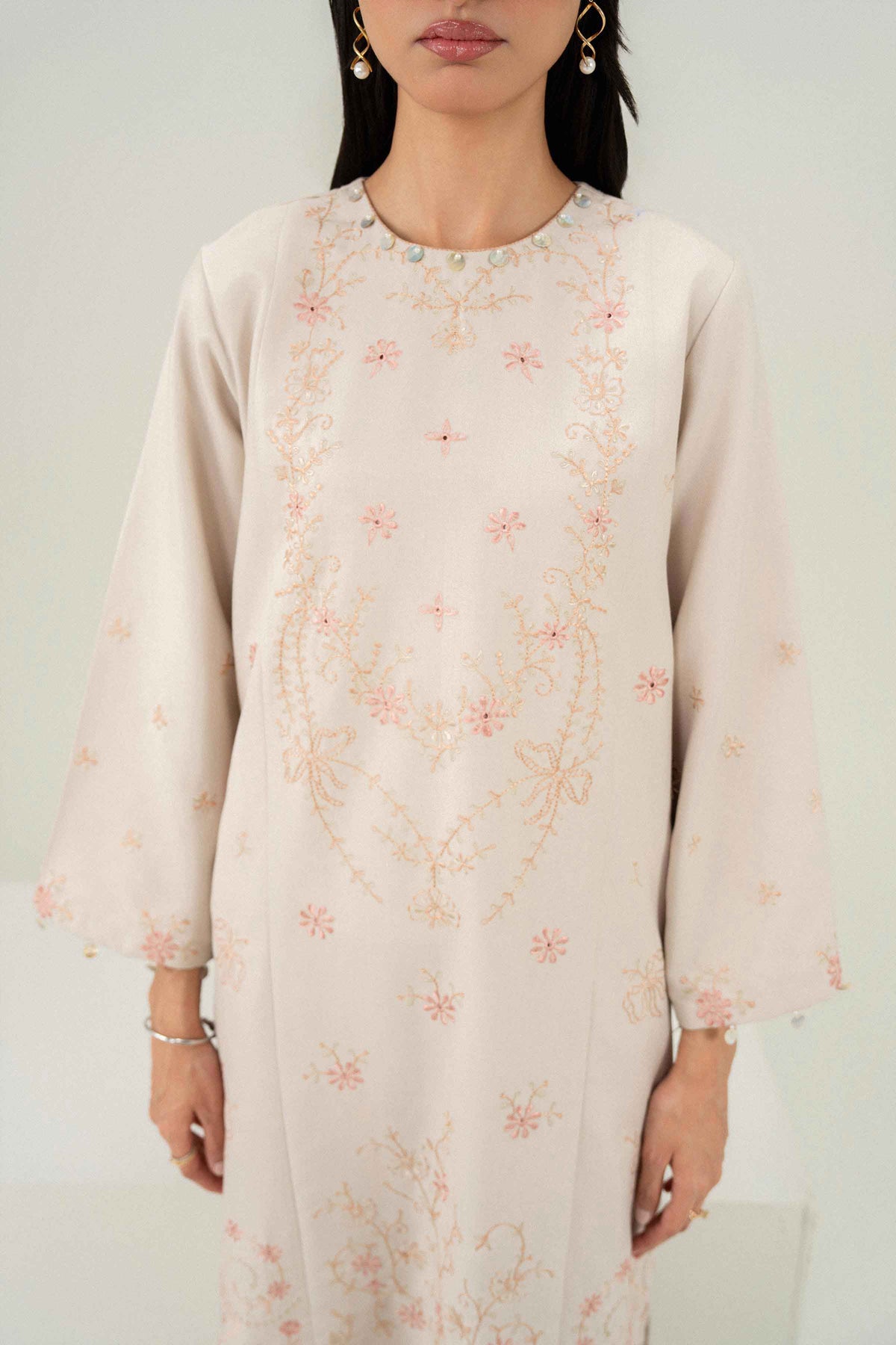 2 Piece - Embroidered Suit - PW25-326