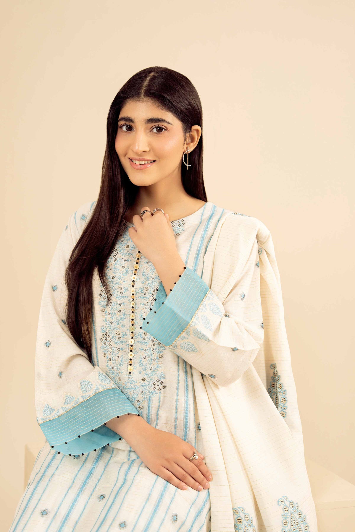 Multi 3-Piece Printed Suit in Jacquard ready-to-wear