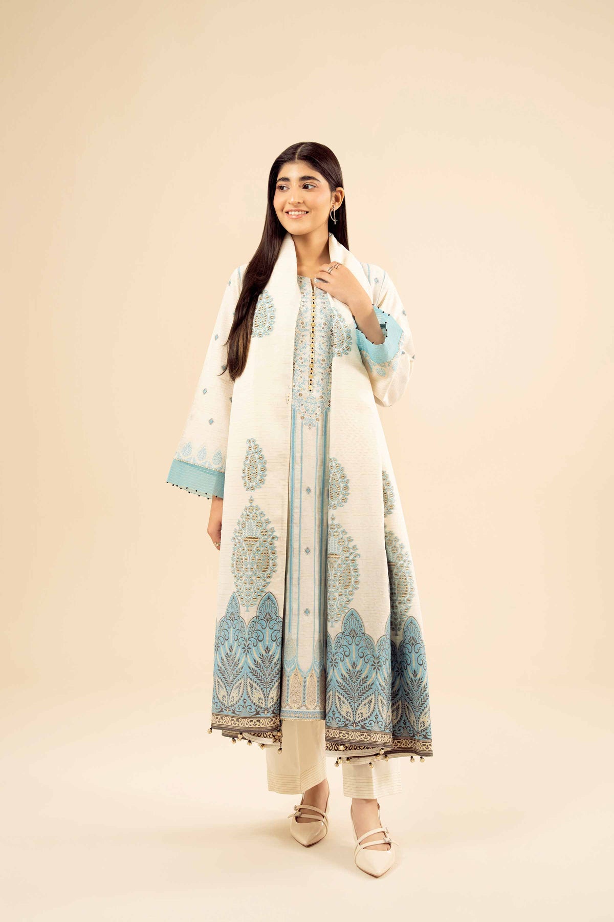 Multi 3-Piece Printed Suit in Jacquard ready-to-wear