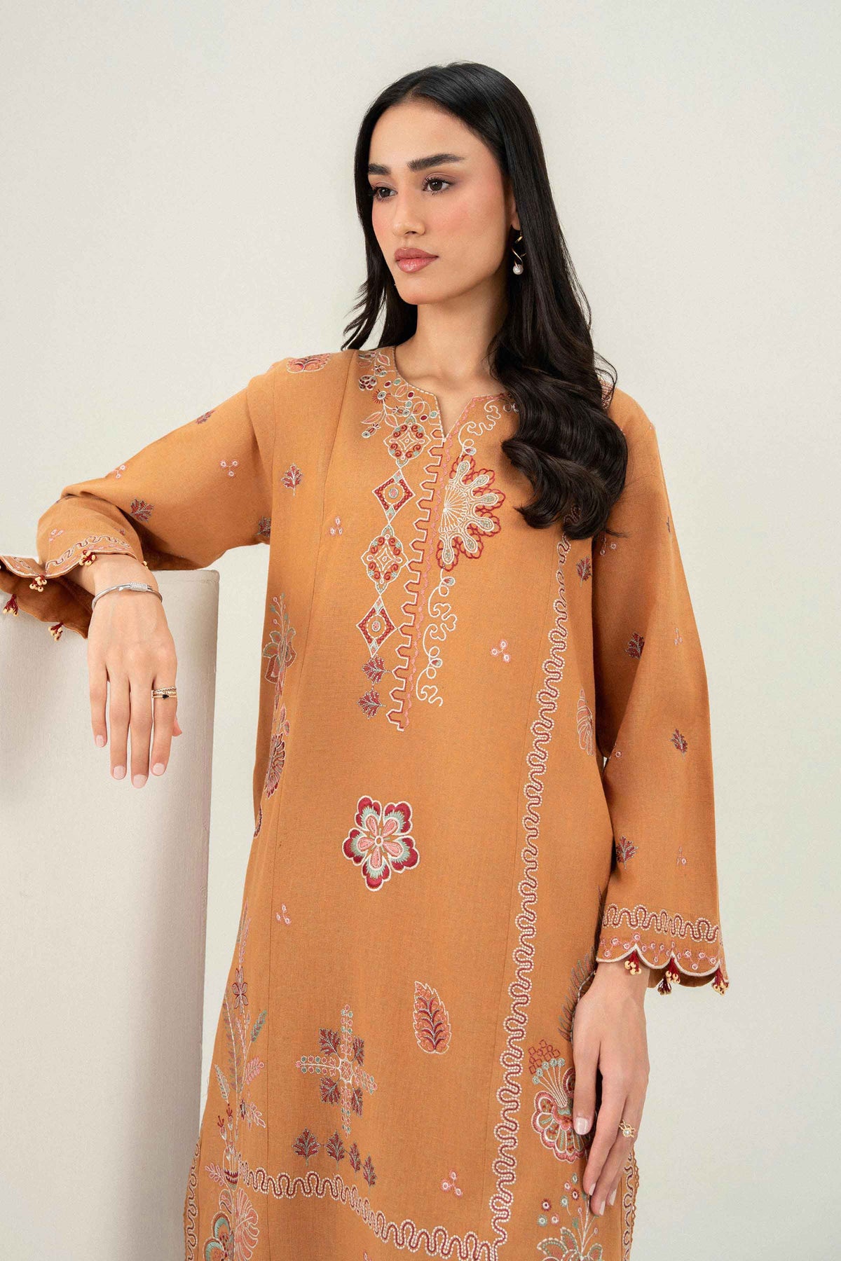 2 Piece - Embroidered Suit - PW25-481