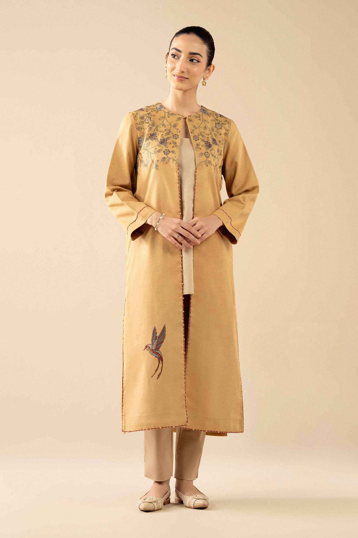 Embroidered Jacket - PW25-546 for, - Pret Collection | Nishat | Shop Online