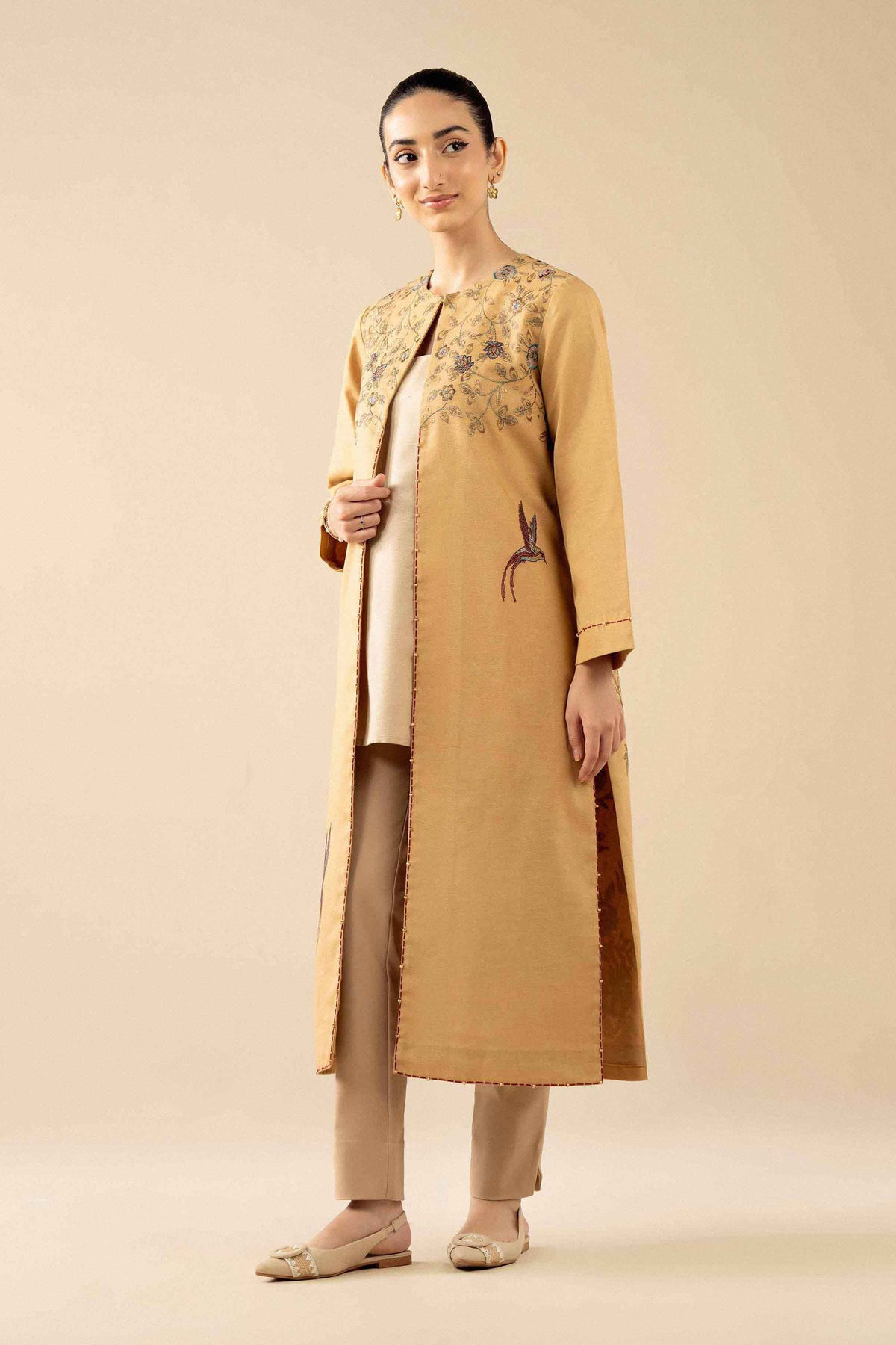Embroidered Jacket - PW25-546 for, - Pret Collection | Nishat | Shop Online