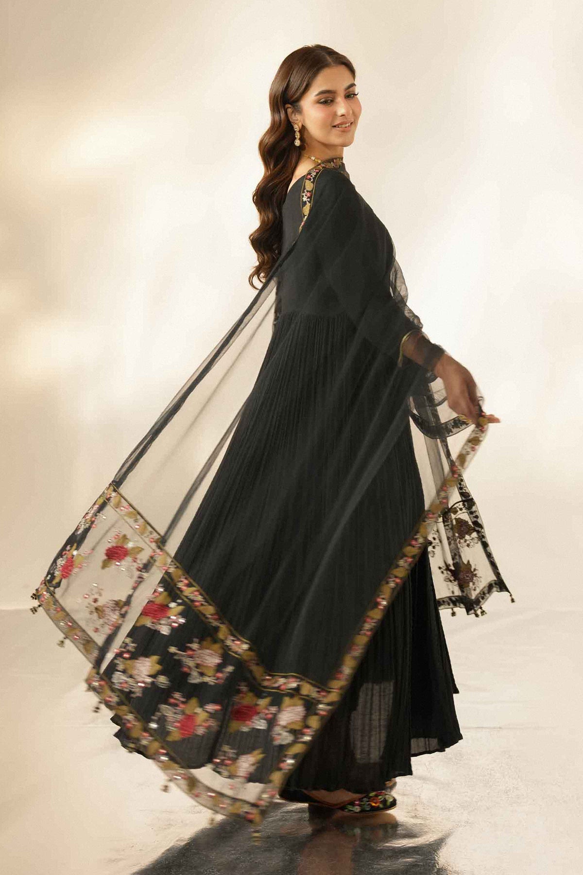 Embroidered Dupatta - ST1DE-LUXE26WV1-5 for Women - Pret Collection | Nishat UAE | Shop Online
