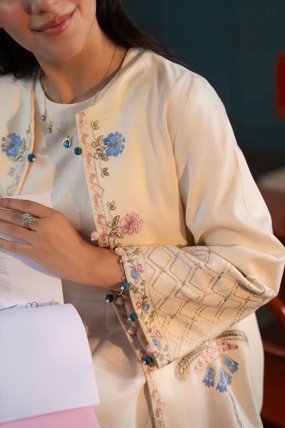Embroidered Jacket - ST1JE-PRET26WV2-7 for Women - Pret Collection | Nishat UAE | Shop Online