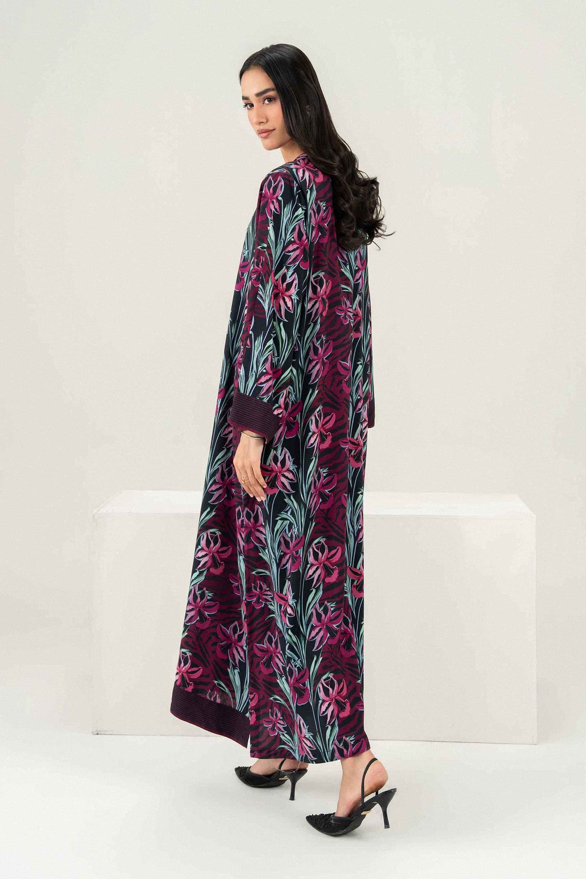 Printed Jalabiya - ST1S-JALA26WV2-14 for Women - Pret Collection | Nishat UAE | Shop Online