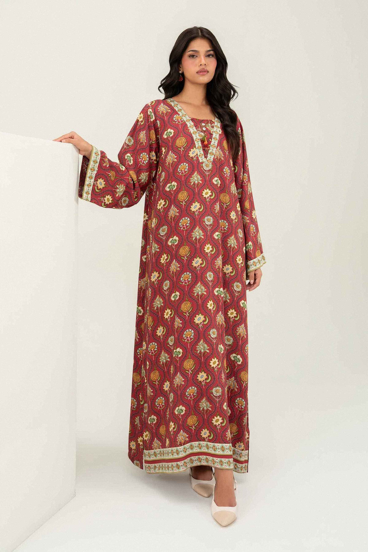 Printed Jalabiya - ST1S-JALA26WV2-2