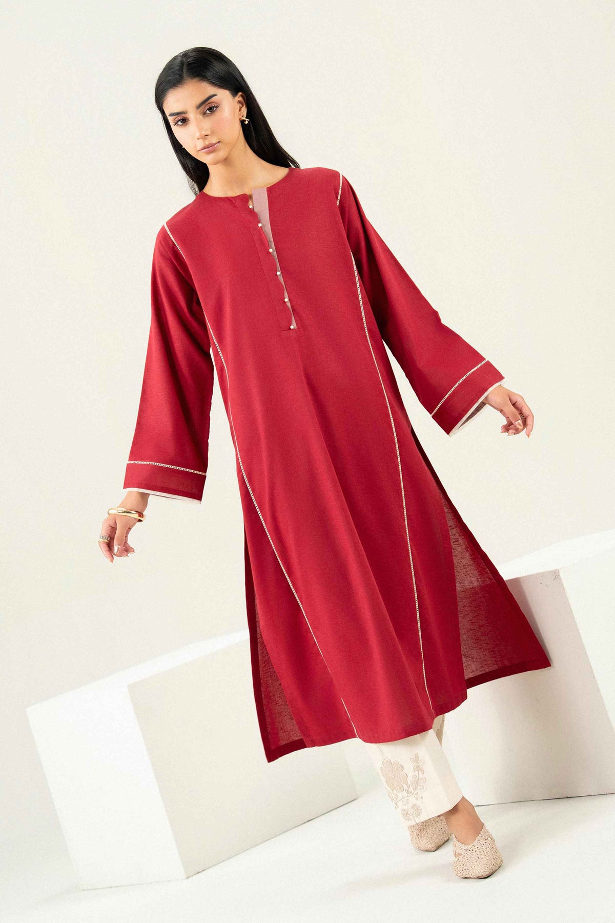 Solid Shirt - ST1S-PRET26WV2-3