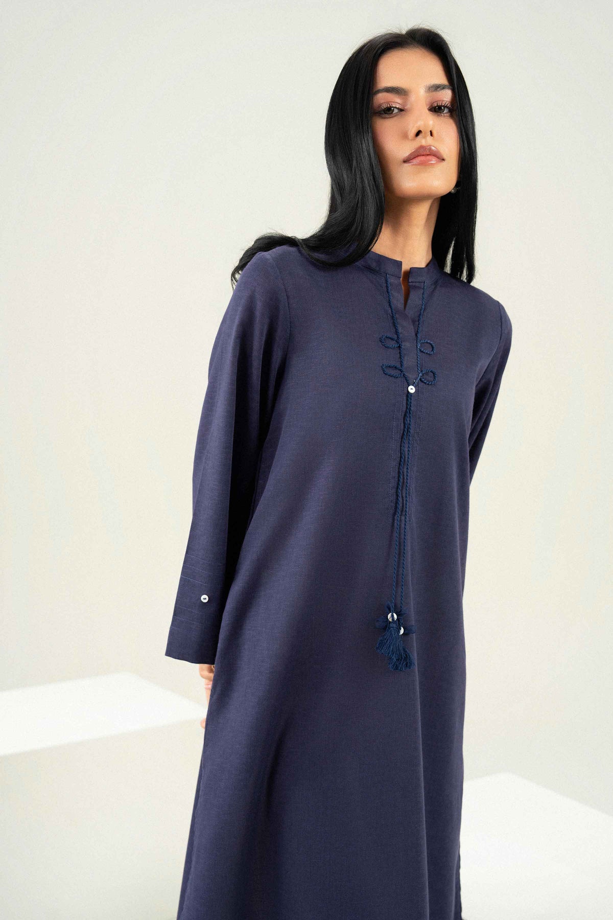 Solid Shirt - ST1S-PRET26WV2-4 for Women - Pret Collection | Nishat UAE | Shop Online