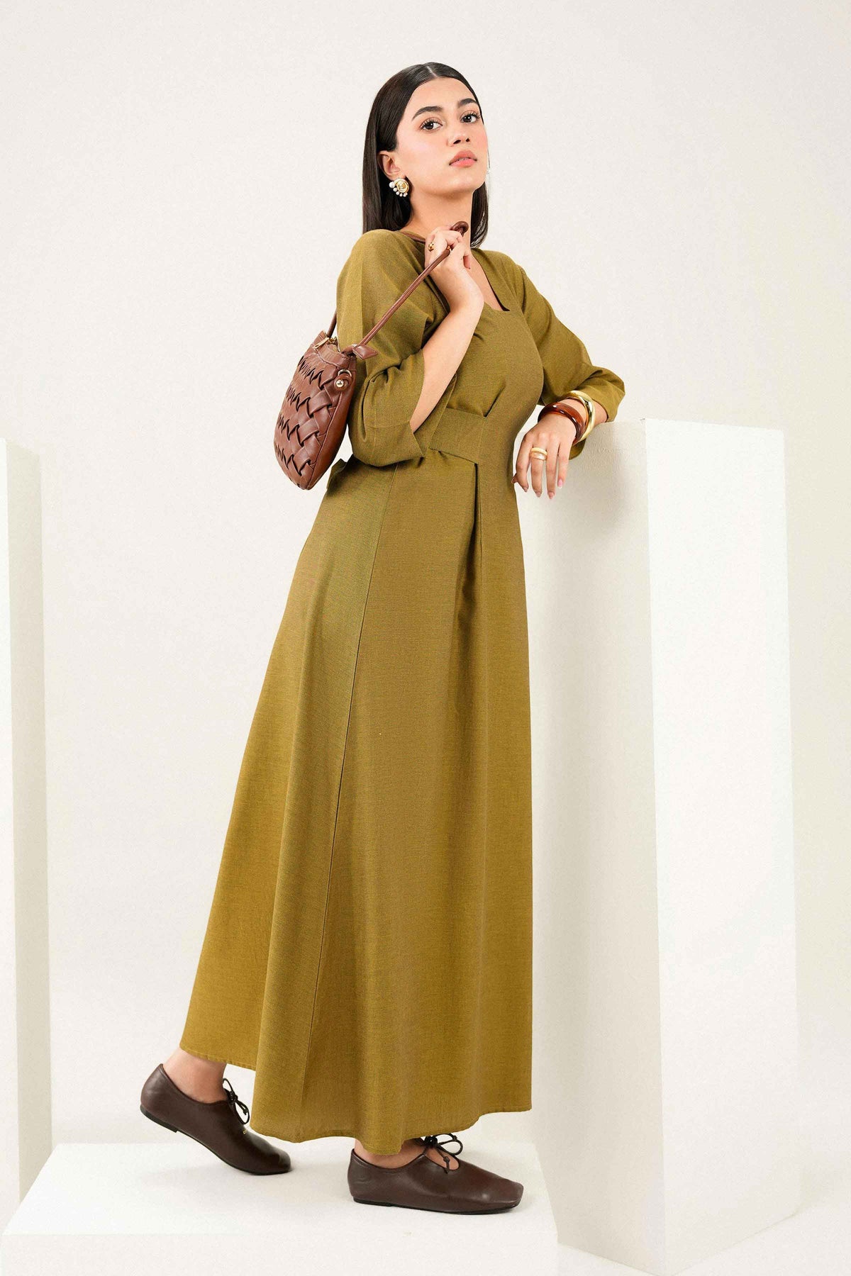Solid Dress - ST1SE-AURA26WV3-1