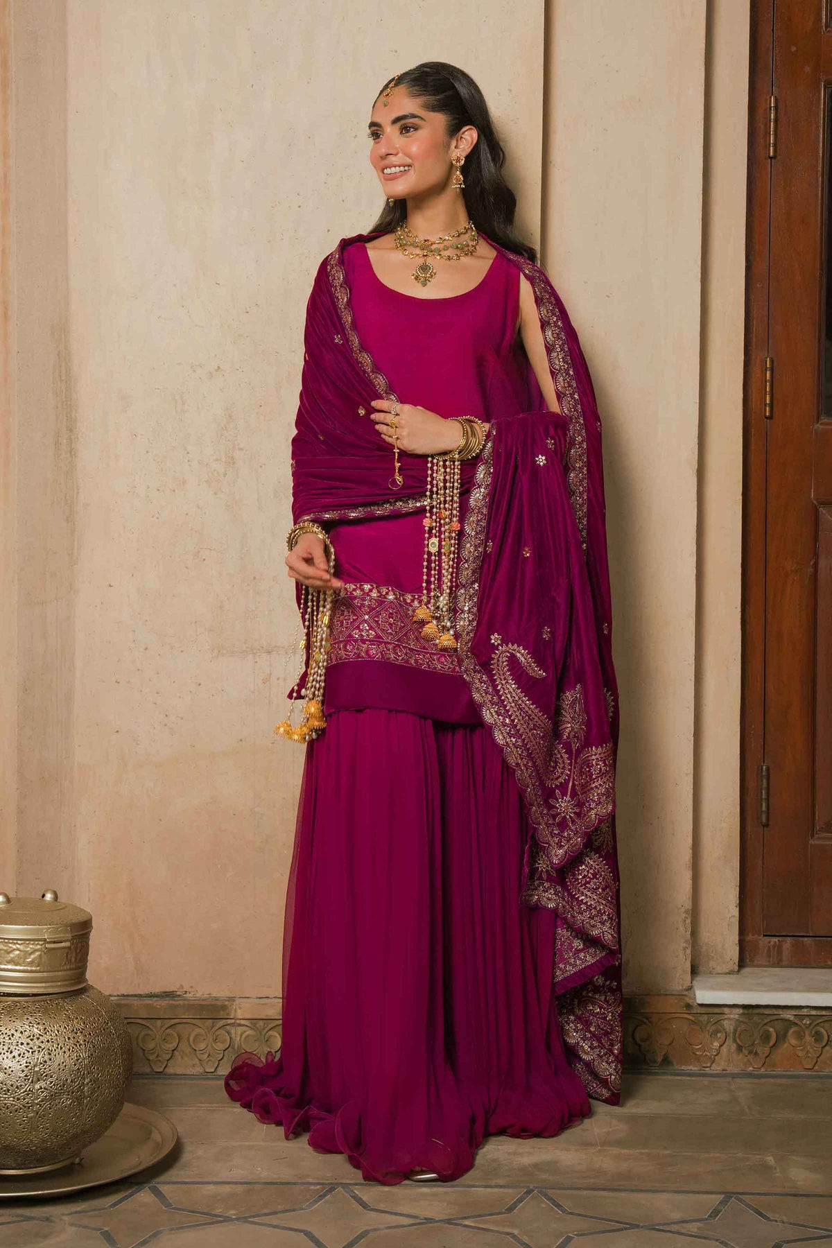 Embroidered Shawl - ST1SE-LUXE26WV1-2