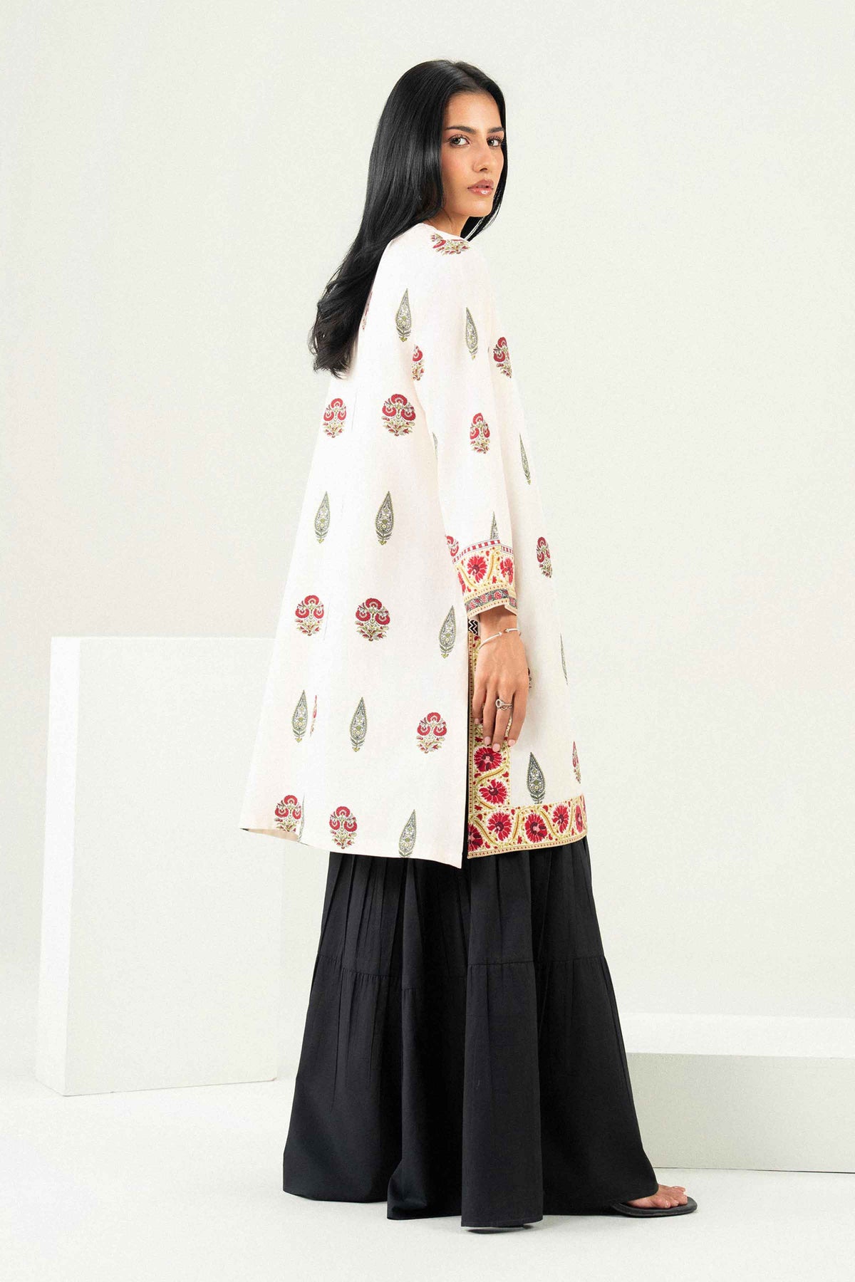 Printed Shirt - ST1SE-PRET26WV1-3 for Women - Pret Collection | Nishat UAE | Shop Online