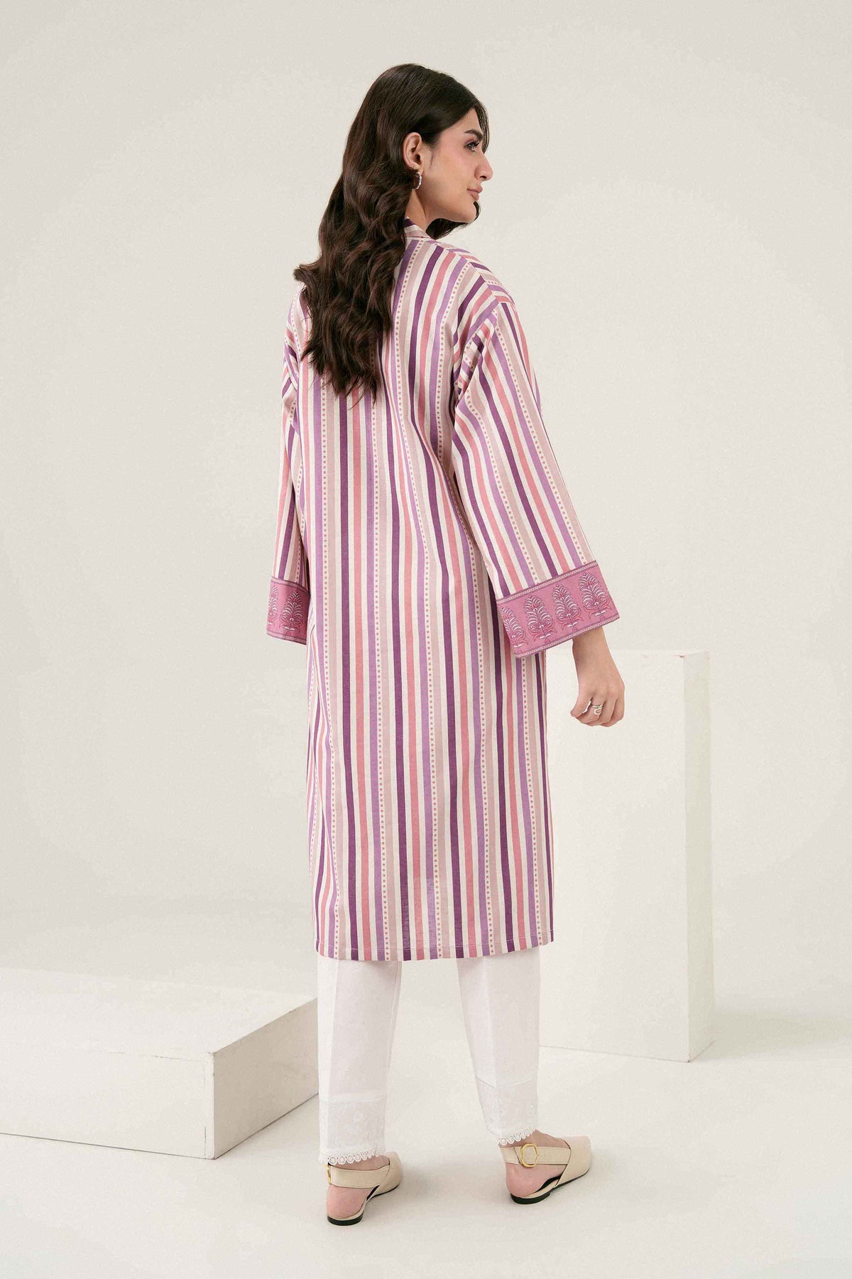 Printed Shirt - ST1SE-PRET26WV1-7 for Women - Pret Collection | Nishat UAE | Shop Online