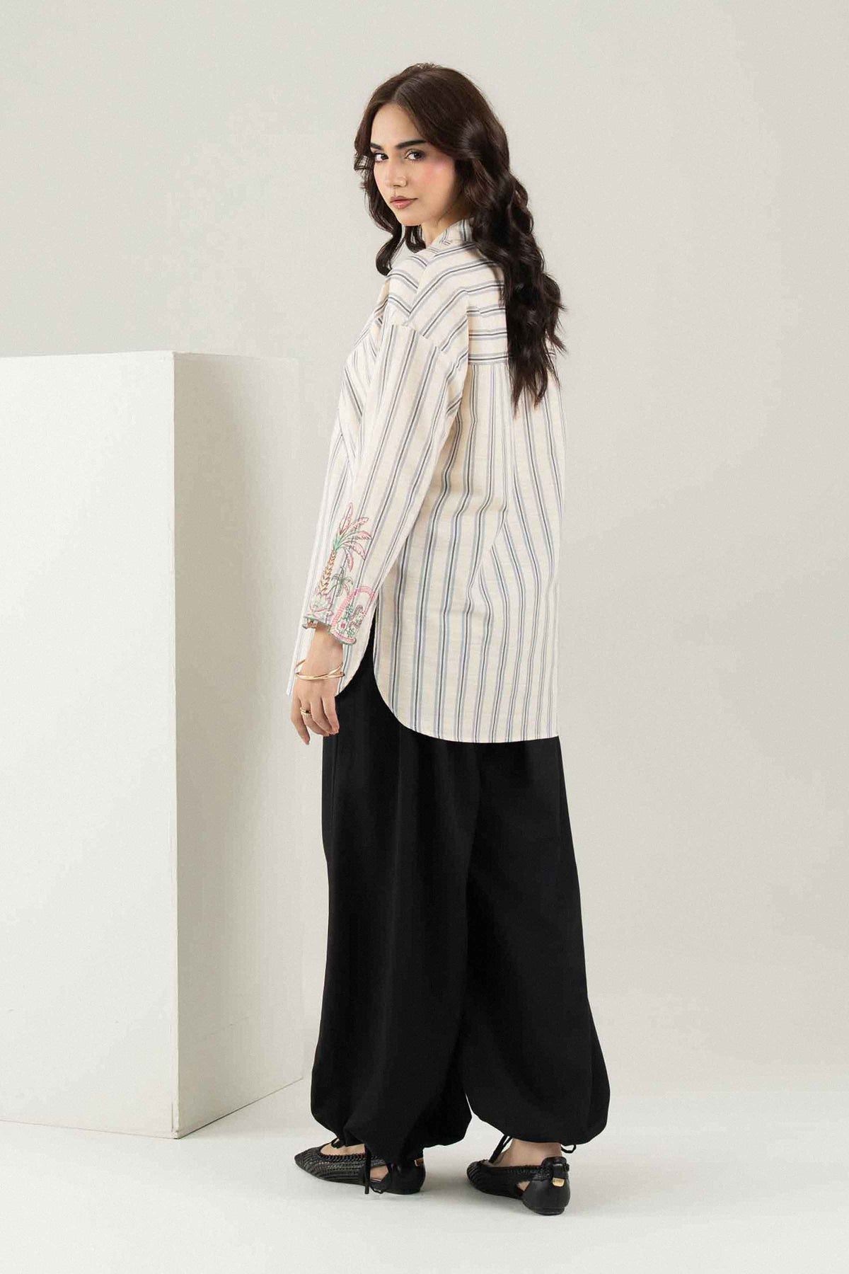 Printed Embroidered Tunic - ST1SE-PRET26WV2-11