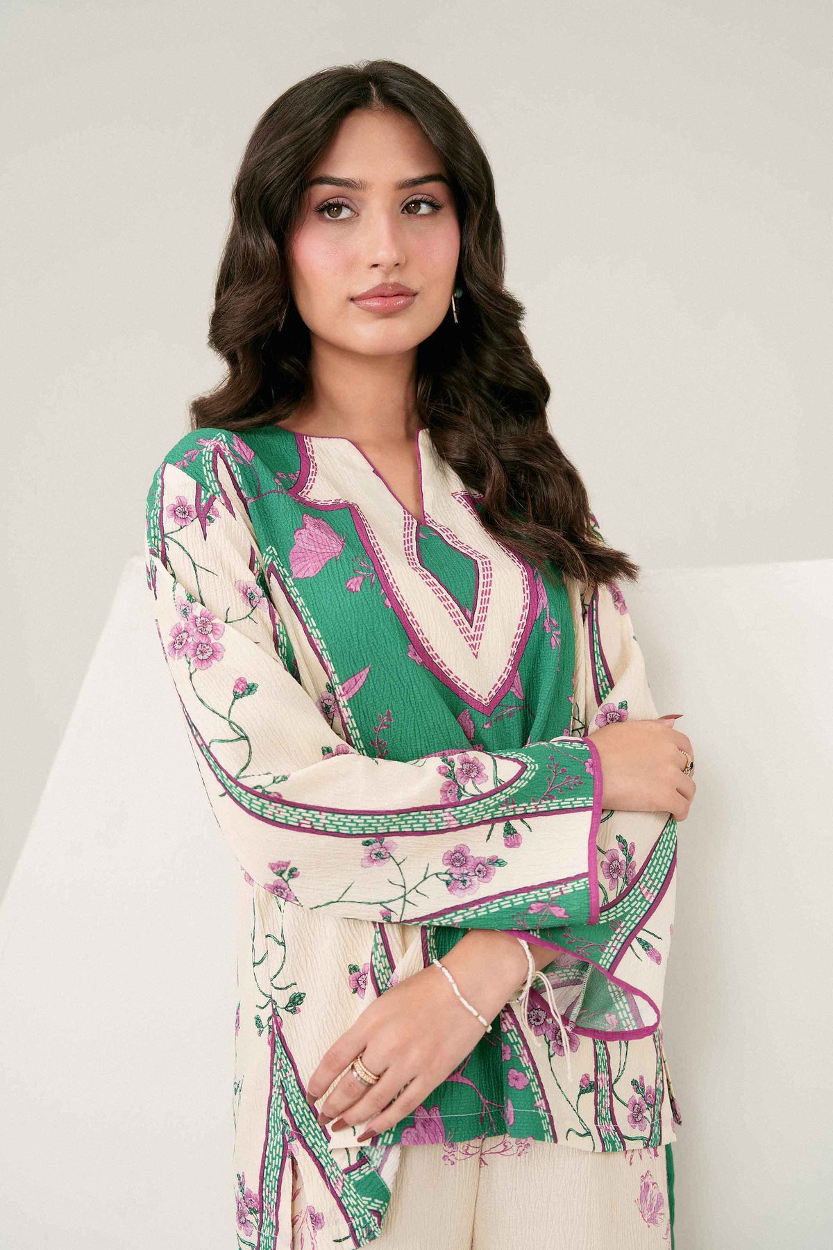 2 Piece - Printed Suit - ST2JS-AURA26WV1-6 for Women - Pret Collection | Nishat UAE | Shop Online