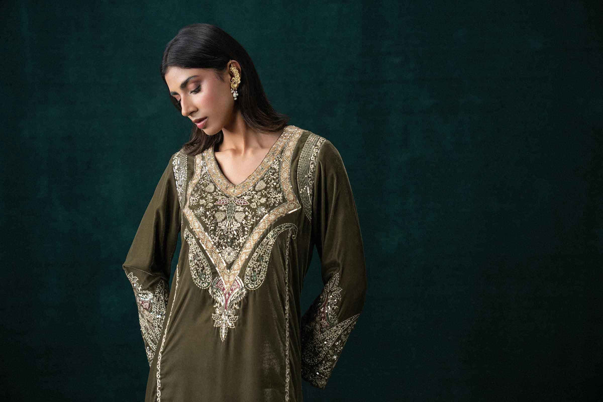 2 Piece - Embroidered Suit - ST2PE-BOUT26WV1-12