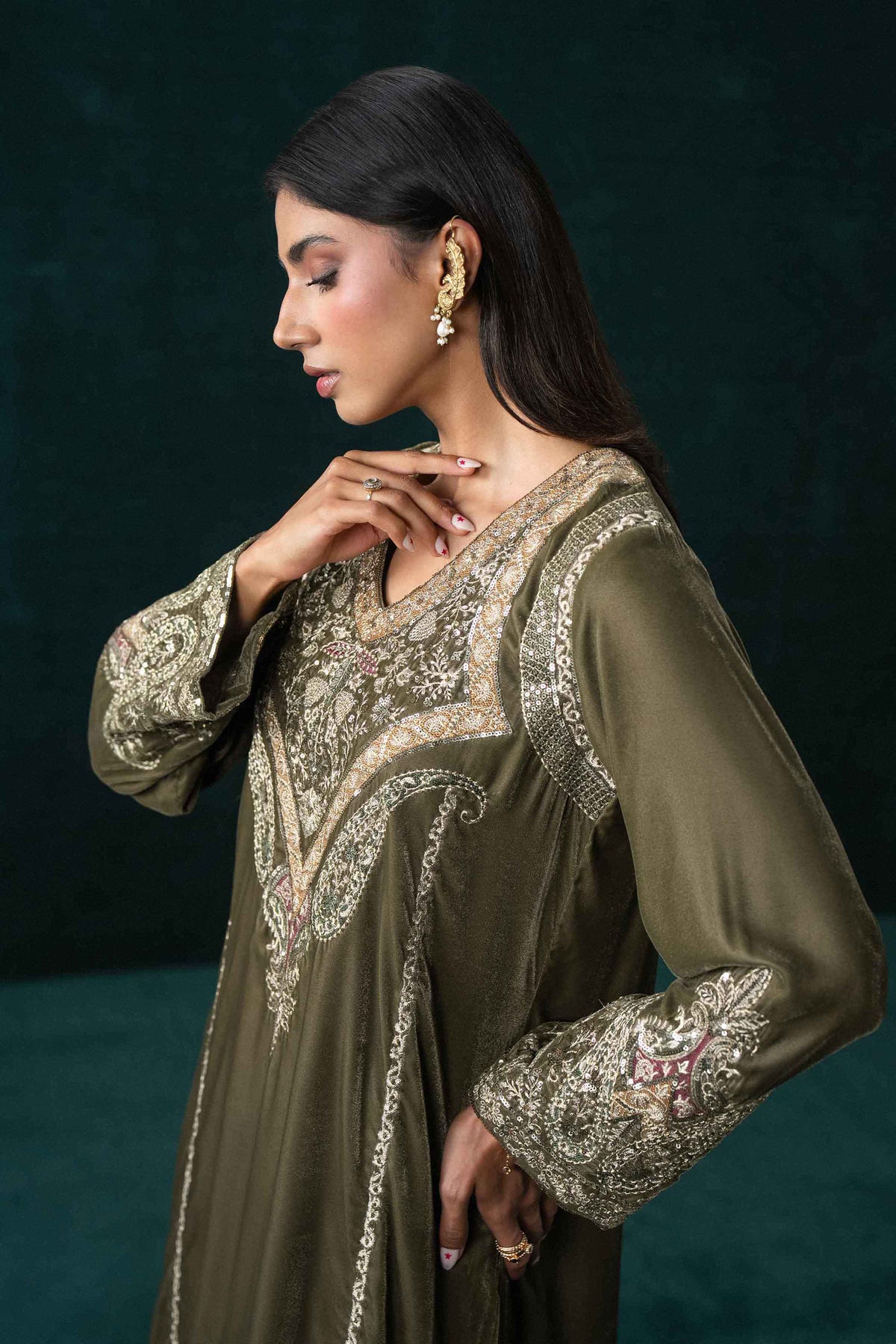 2 Piece - Embroidered Suit - ST2PE-BOUT26WV1-12