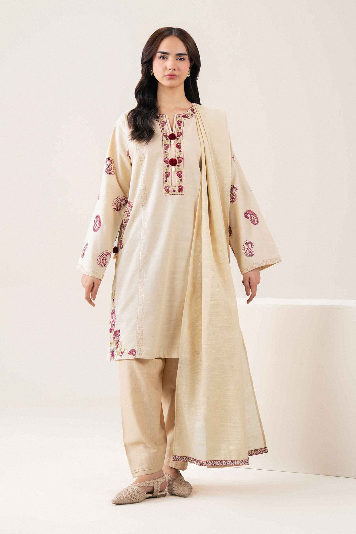 2 Piece - Embroidered Suit - ST2SDE-PRET26WV1-6 for Women - Pret Collection | Nishat UAE | Shop Online
