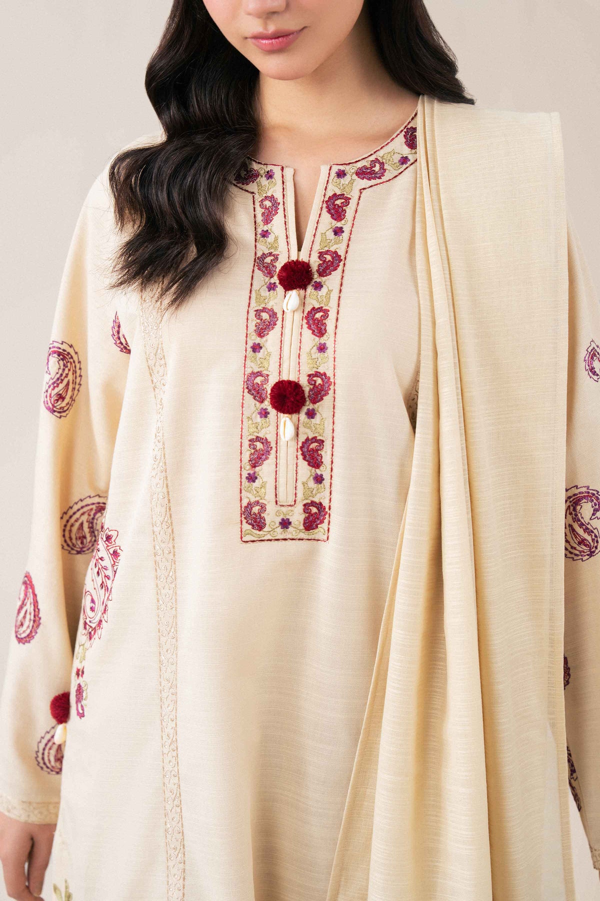 2 Piece - Embroidered Suit - ST2SDE-PRET26WV1-6 for Women - Pret Collection | Nishat UAE | Shop Online