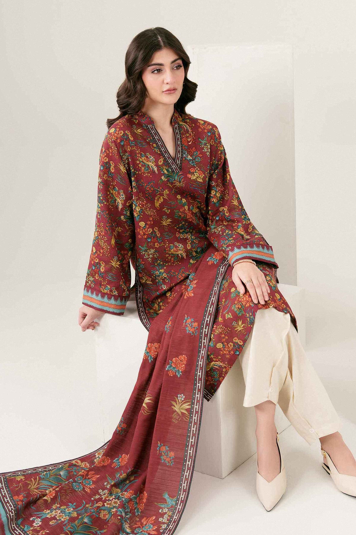 2 Piece - Printed Suit - ST2SDE-PRET26WV2-3 for Women - Pret Collection | Nishat UAE | Shop Online