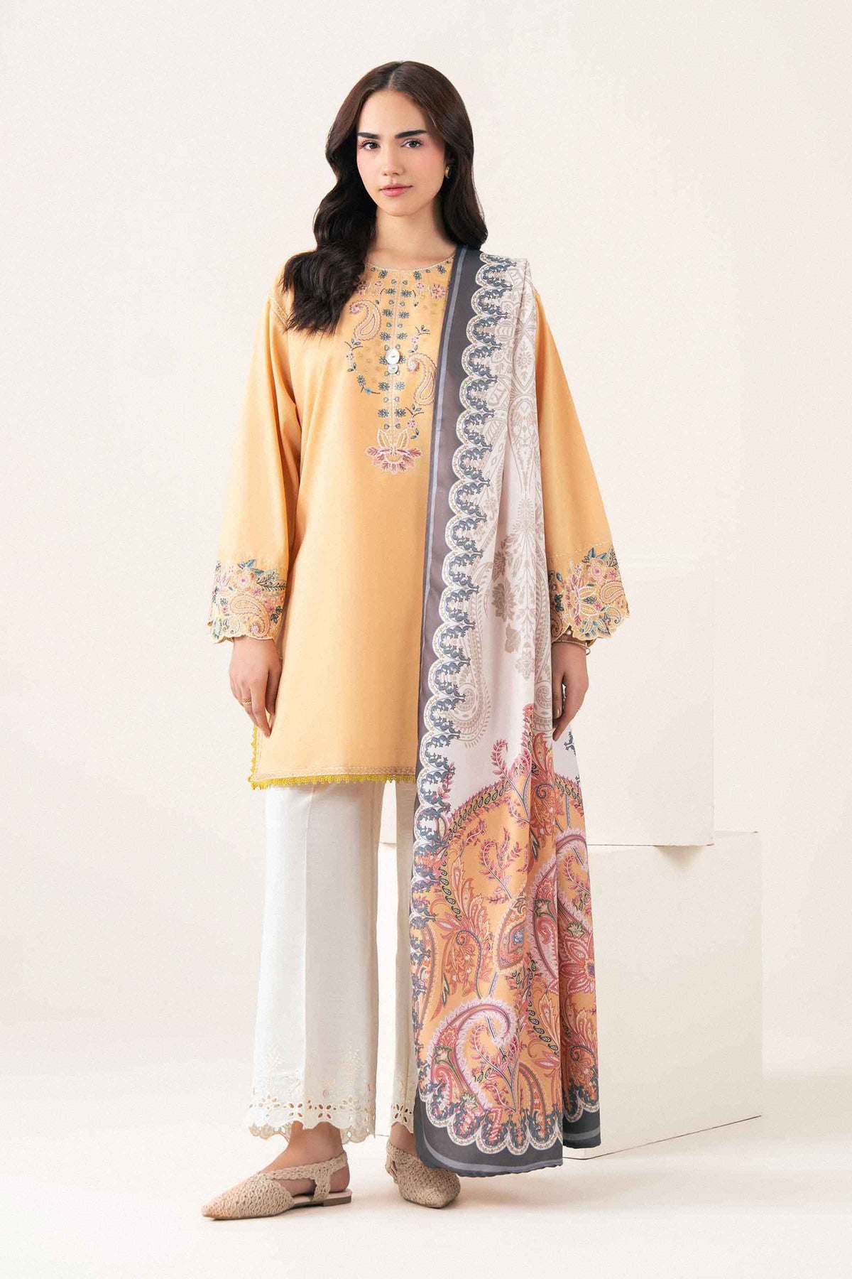2 Piece - Printed Embroidered Suit - ST2SDE-PRET26WV2-6-for Women - Pret Collection | Nishat UAE | Shop Online