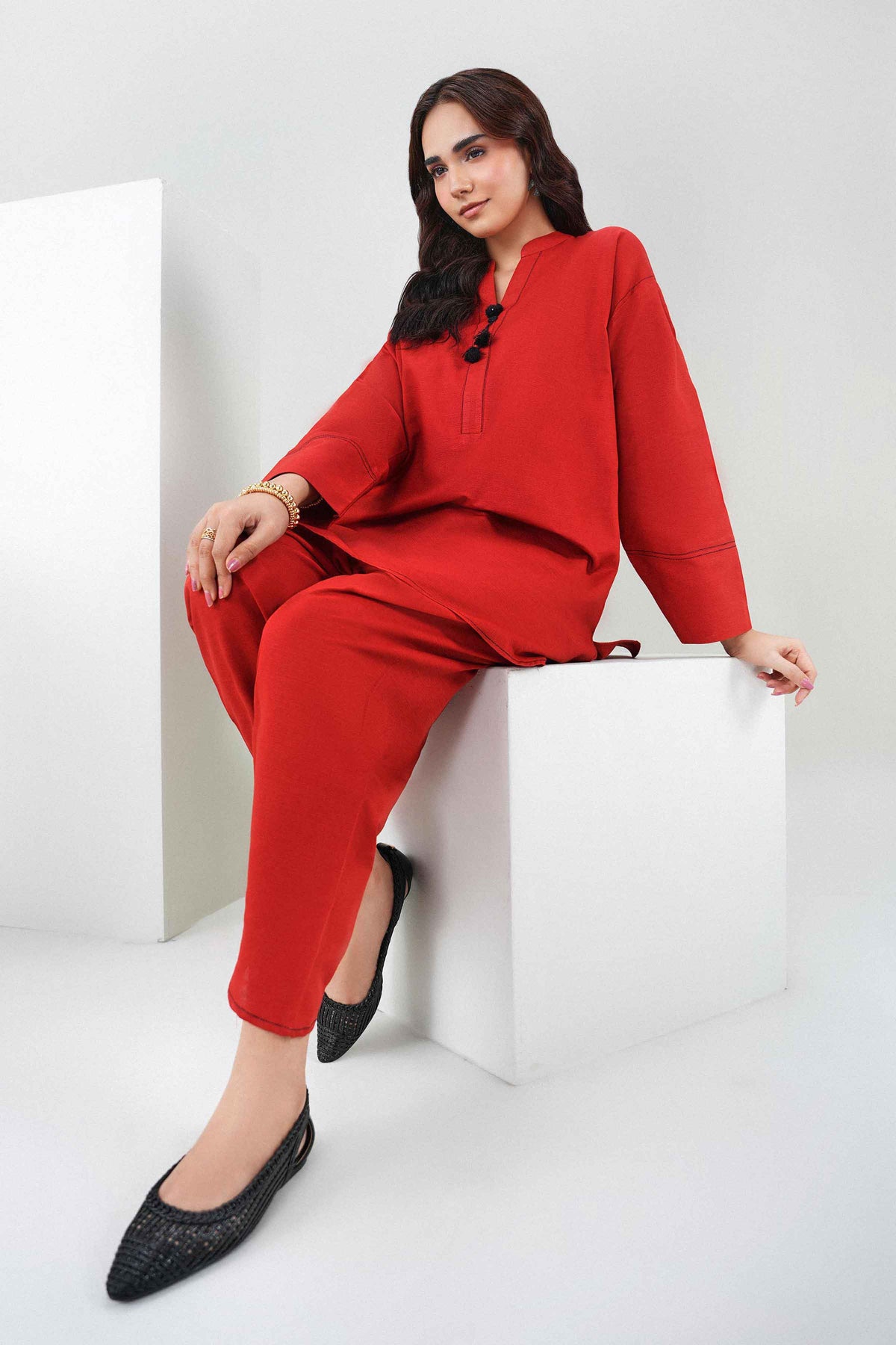 2 Piece - Solid Suit - ST2ST-PRET26WV2-14 for, - Pret Collection | Nishat | Shop Online