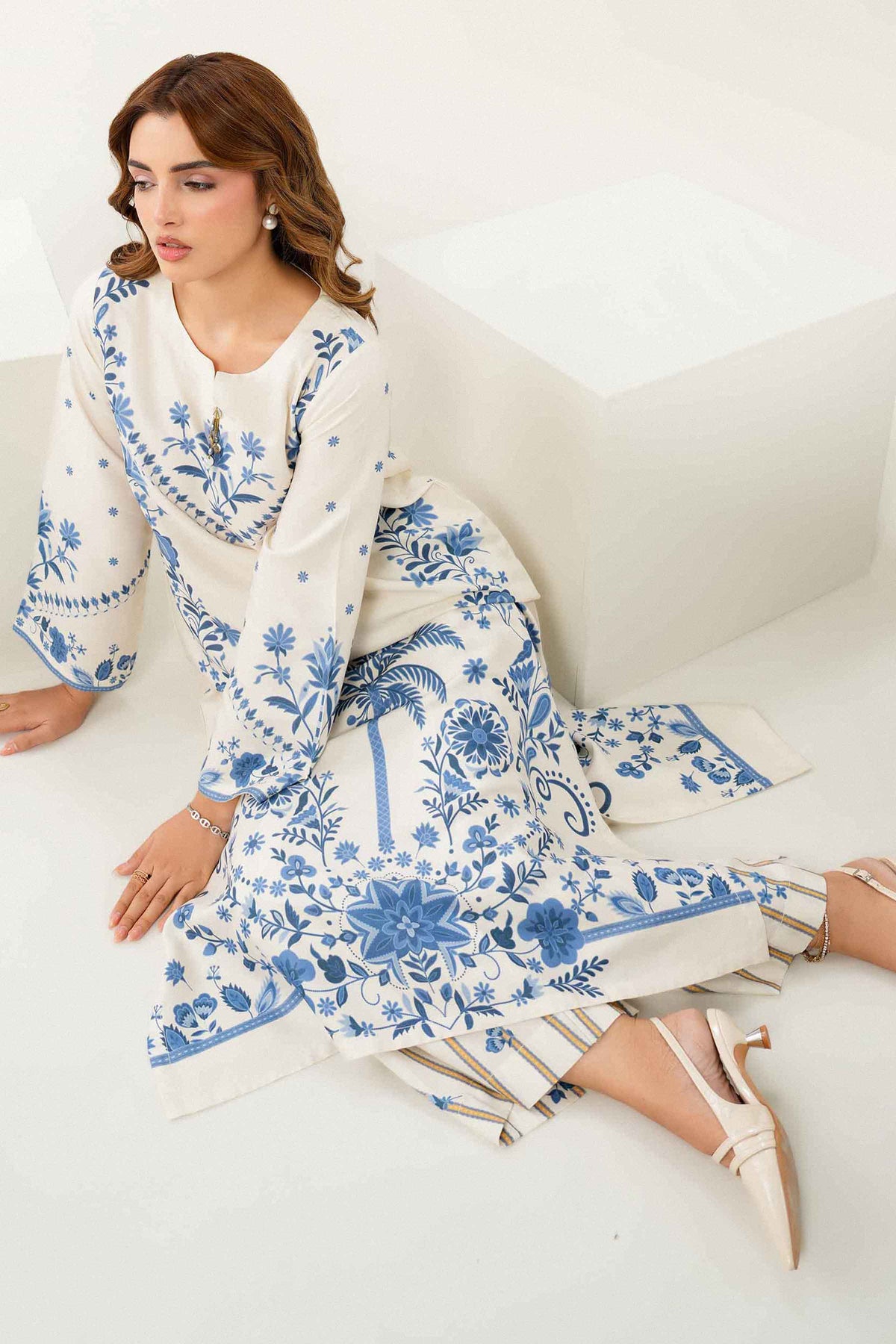 2 Piece - Printed Suit - ST2ST-PRET26WV3-14 for Women - Pret Collection | Nishat UAE | Shop Online