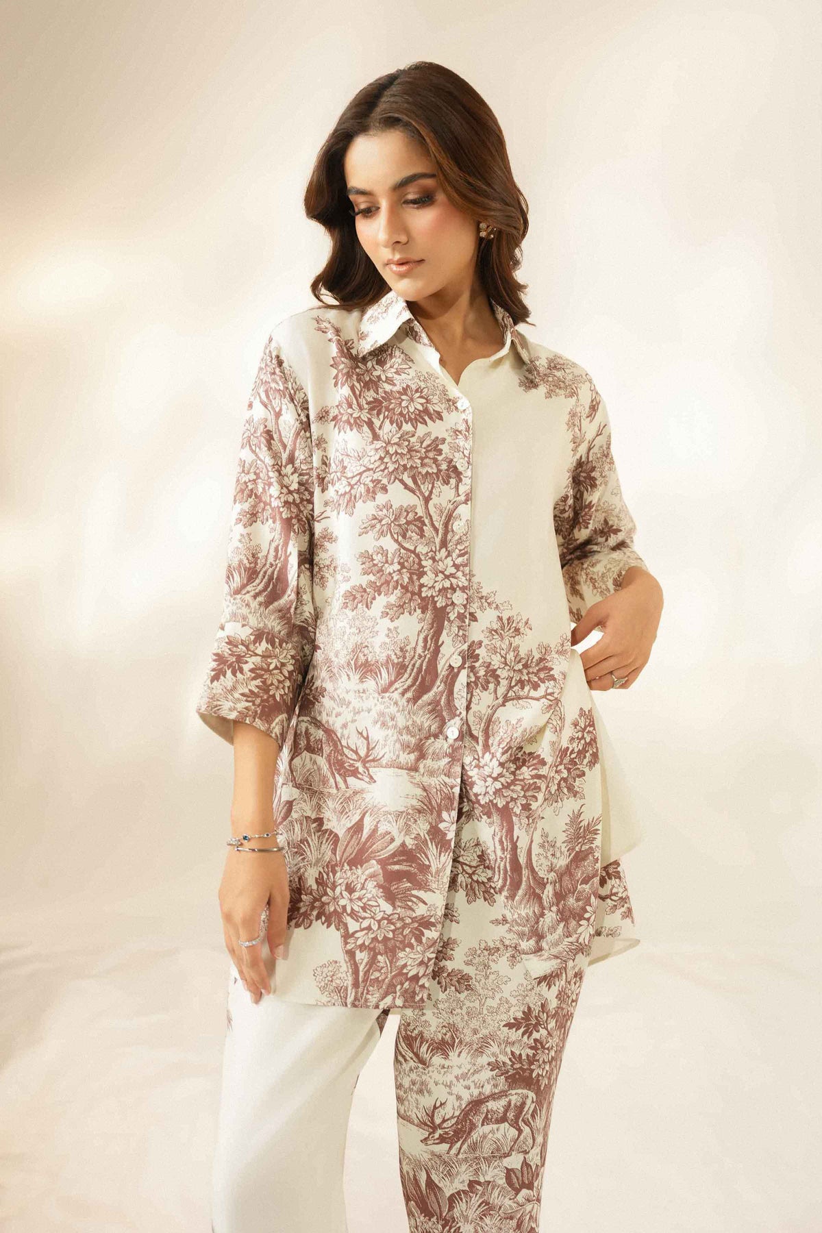 2 Piece - Printed Loungewear - ST2STE-LNG26WV2-10
