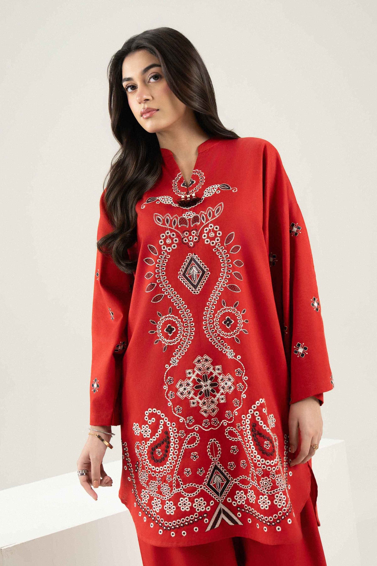 2 Piece - Embroidered Suit - ST2STE-PRET26WV1-1