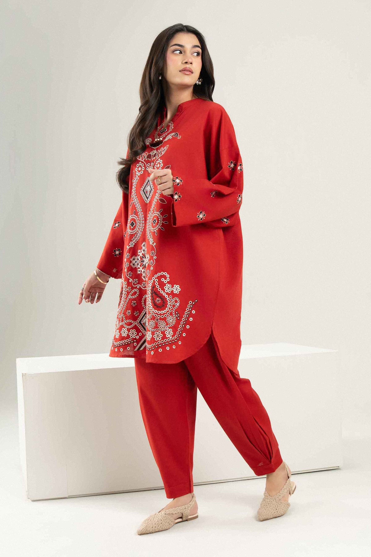 2 Piece - Embroidered Suit - ST2STE-PRET26WV1-1