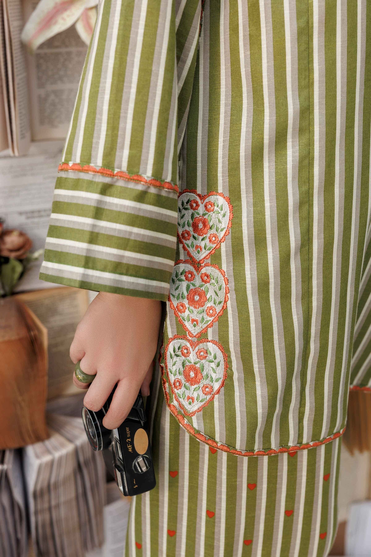 2 Piece - Printed Embroidered Suit - ST2STE-PRET26WV1-4