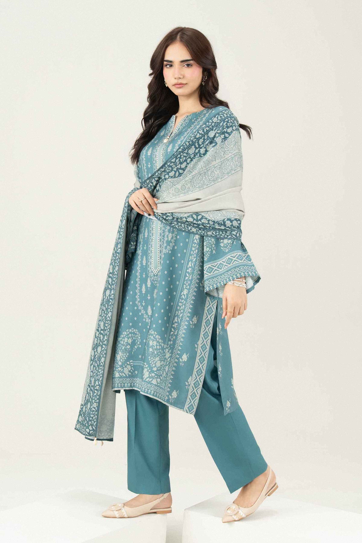 3 Piece - Printed Suit - ST3P-PRET26WV1-12 for Women - Pret Collection | Nishat UAE | Shop Online
