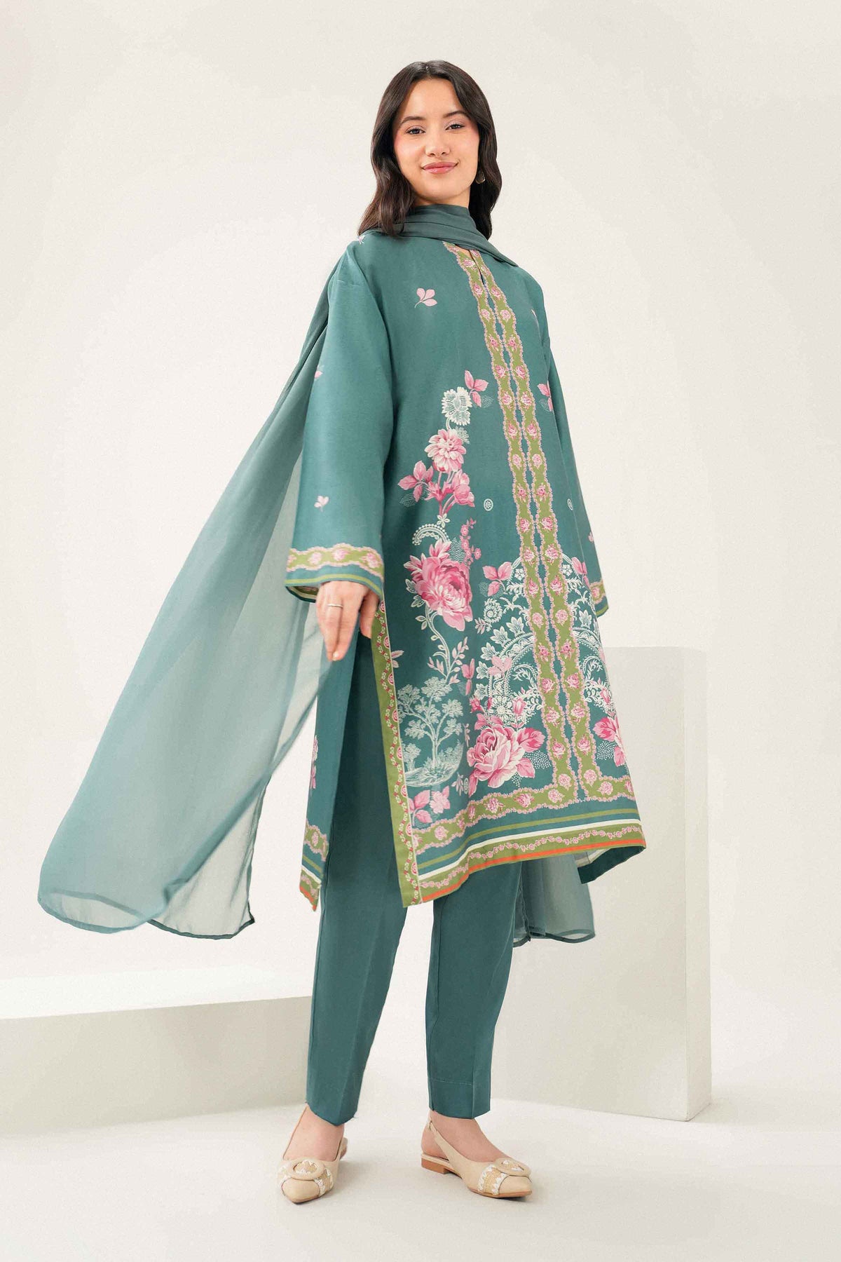 3 Piece - Printed Suit - ST3P-PRET26WV1-4 for Women - Pret Collection | Nishat UAE | Shop Online