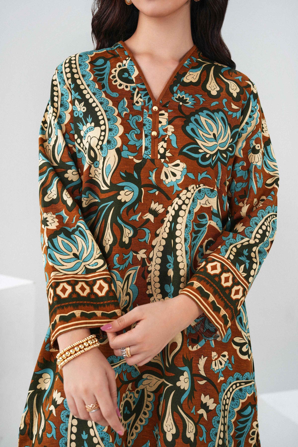 3 Piece - Printed Suit - ST3P-PRET26WV1-5