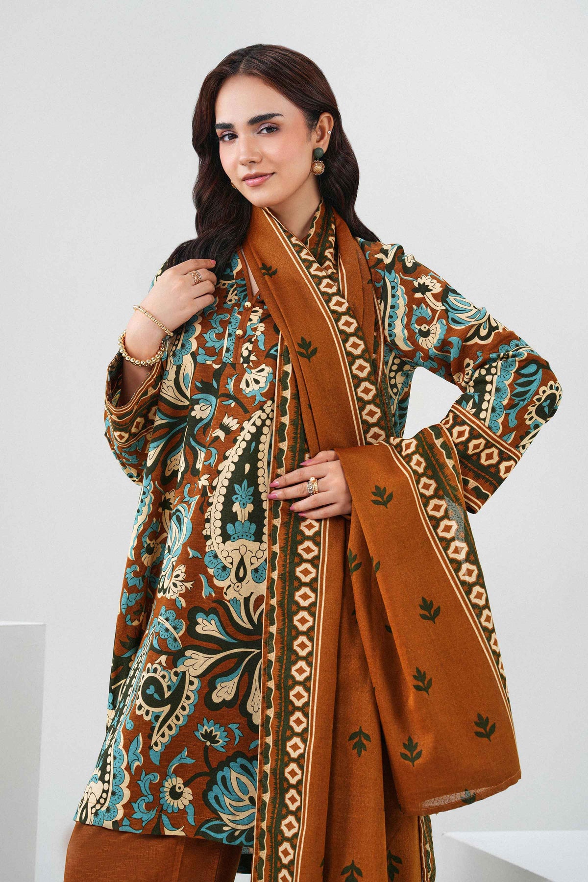 3 Piece - Printed Suit - ST3P-PRET26WV1-5