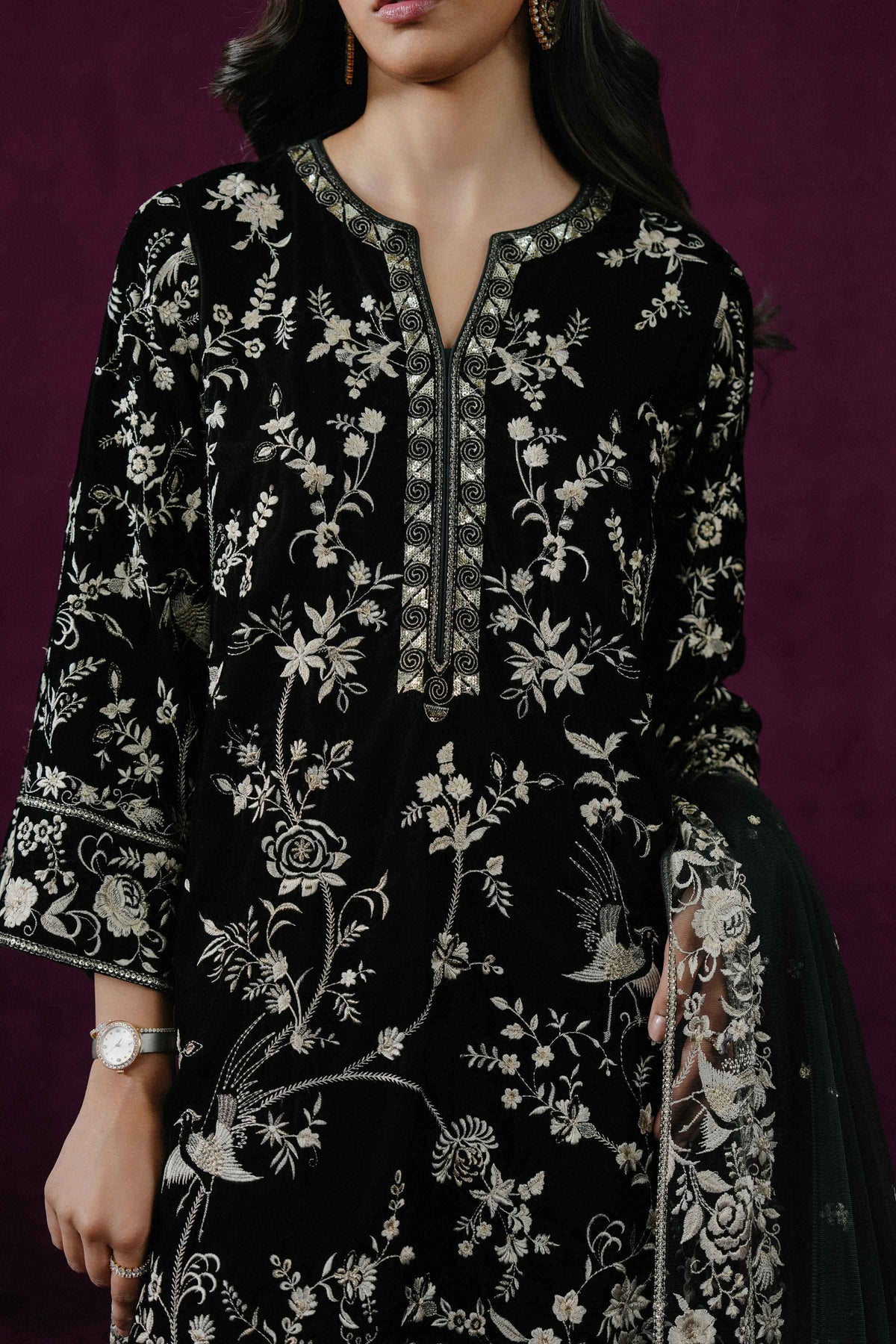 3 PIECE - EMBROIDERED SUIT - ST3PE-BOUT26WV1-23 for Women - Boutique Collection | Nishat UAE | Shop Online