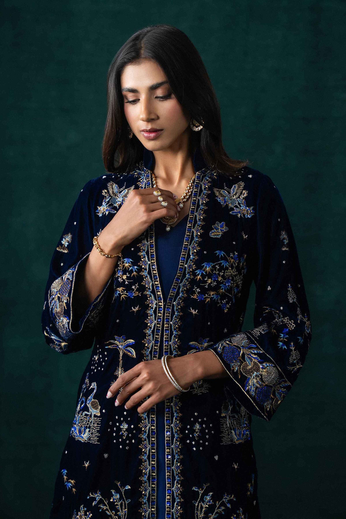 3 Piece - Embroidered Suit - ST3PE-BOUT26WV1-4