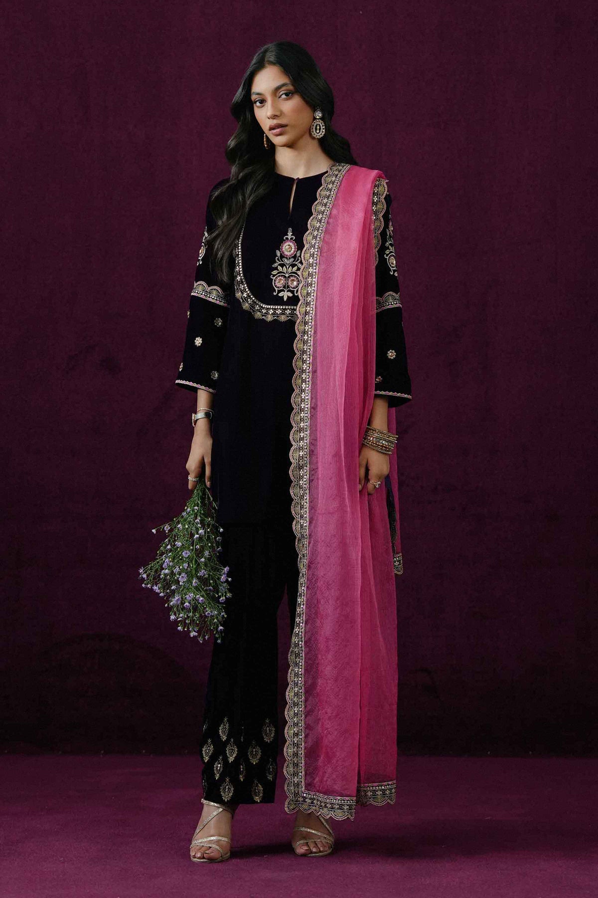 3 PIECE - EMBROIDERED SUIT - ST3PE-BOUT26WV2-16 for Women - Boutique Collection | Nishat UAE | Shop Online