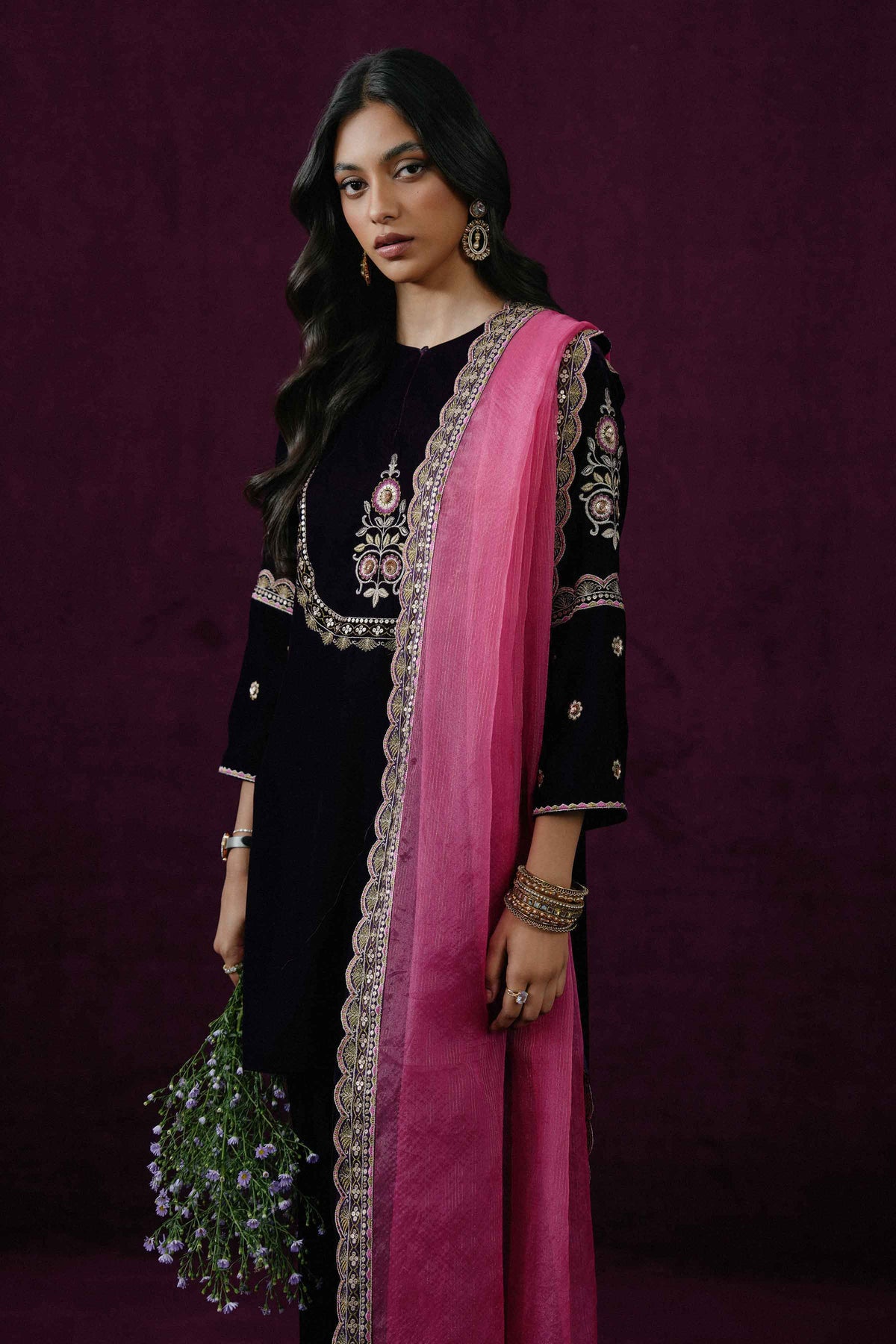 3 PIECE - EMBROIDERED SUIT - ST3PE-BOUT26WV2-16 for Women - Boutique Collection | Nishat UAE | Shop Online