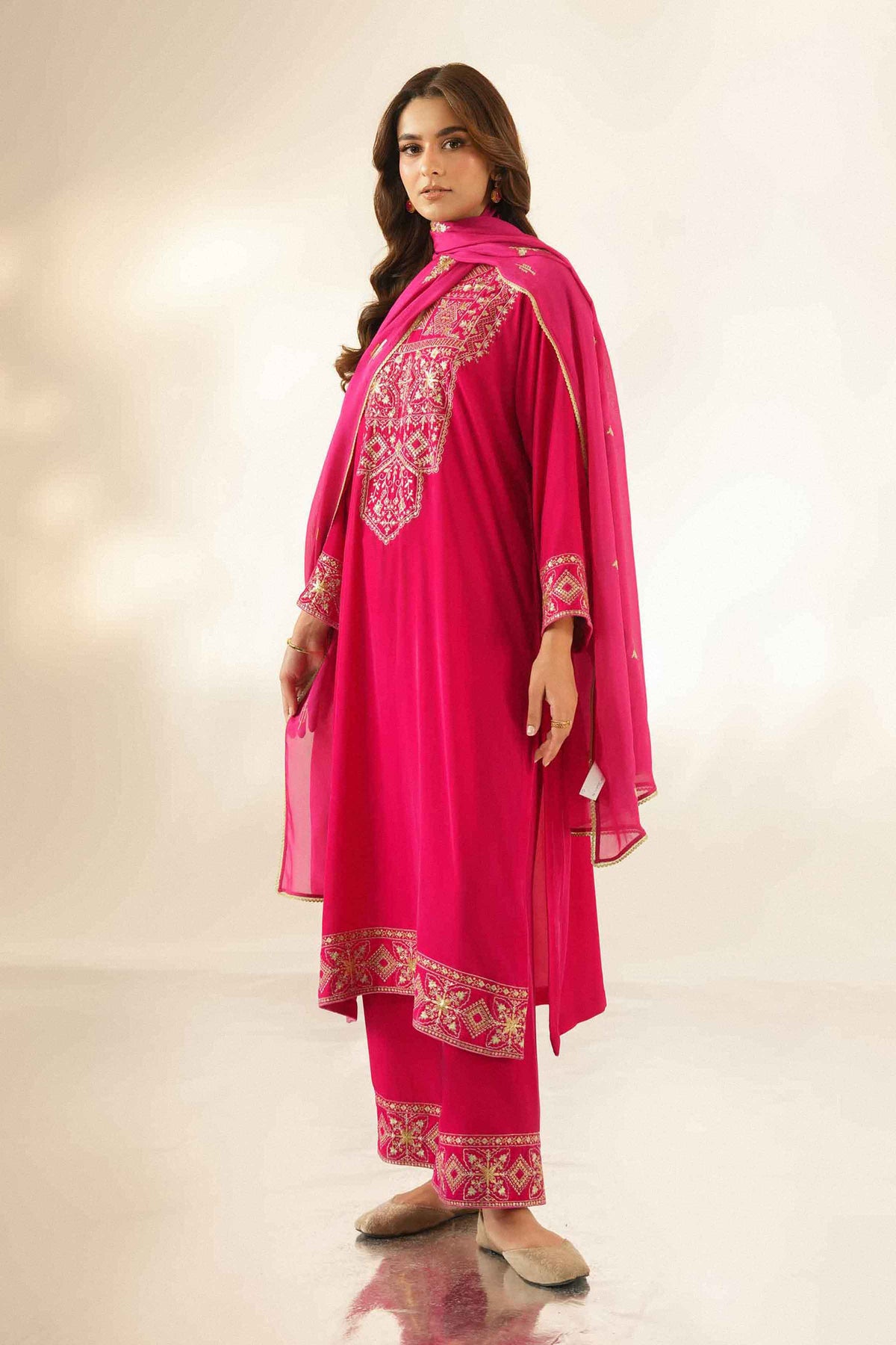 3 Piece - Embroidered Suit - ST3PE-LUXE26WV1-14 for, - Pret Collection | Nishat | Shop Online