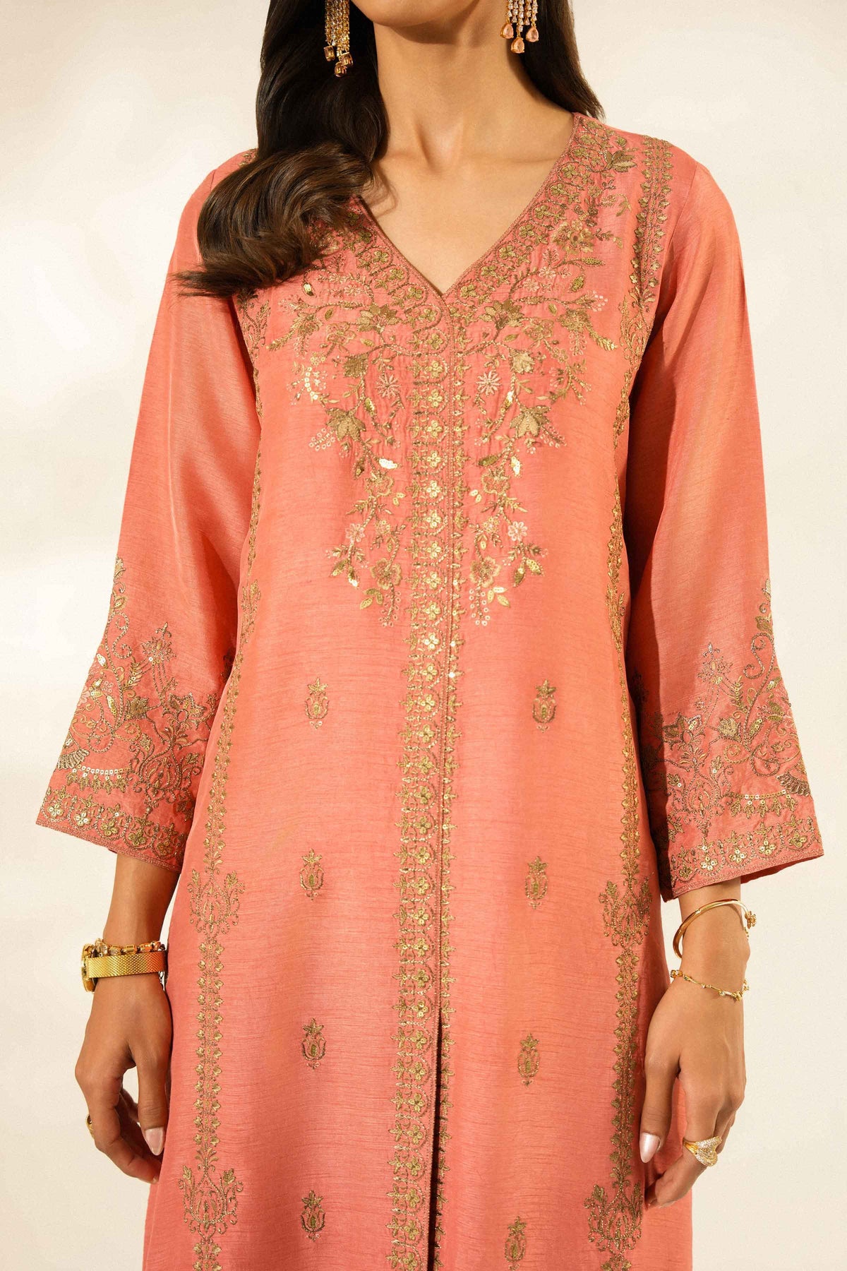 3 PIECE - EMBROIDERED SUIT - ST3PE-LUXE26WV1-23