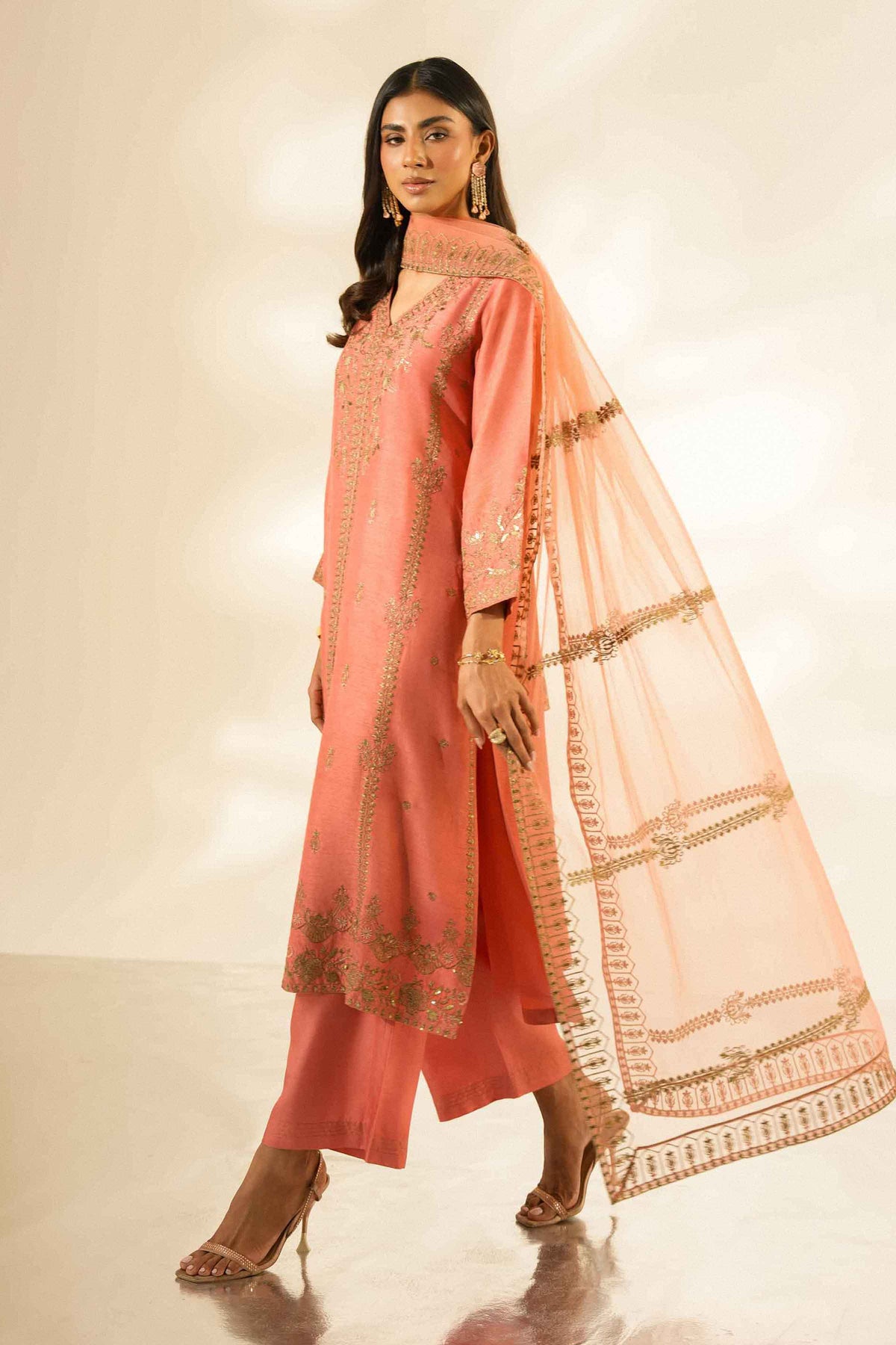 3 PIECE - EMBROIDERED SUIT - ST3PE-LUXE26WV1-23