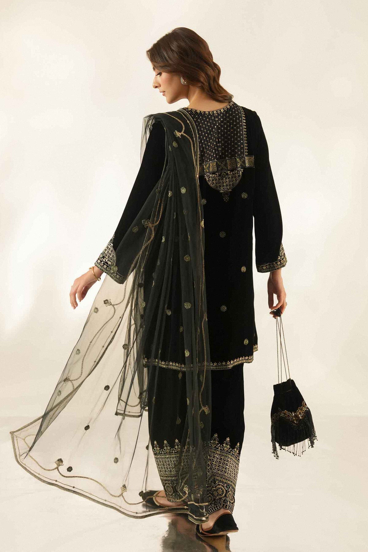 3 Piece - Embroidered Suit - ST3PE-LUXE26WV1-44